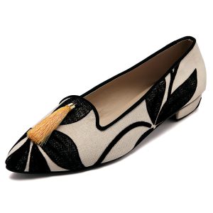 Mocasines olympia adorno amarillo
