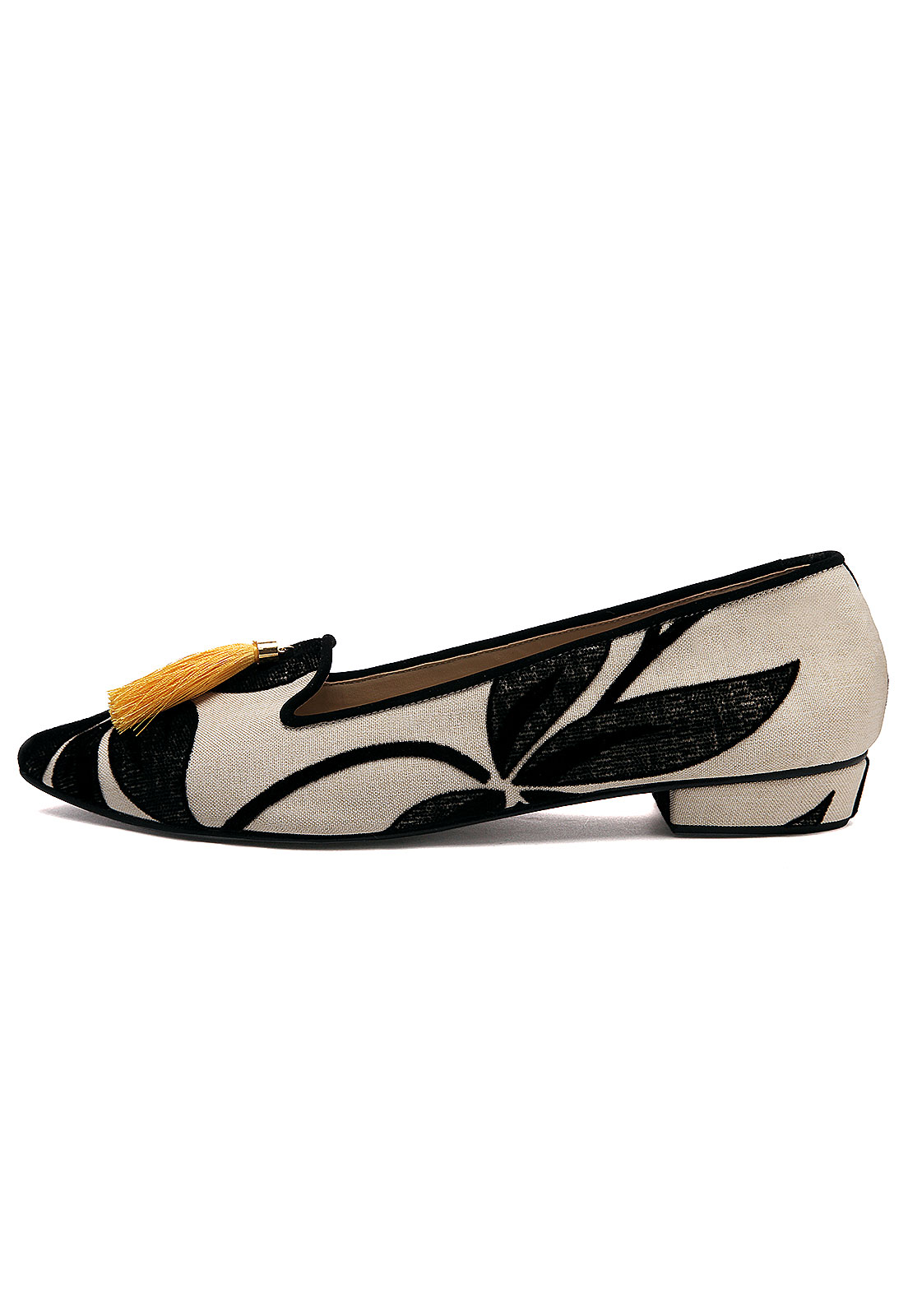 Mocasines olympia adorno amarillo