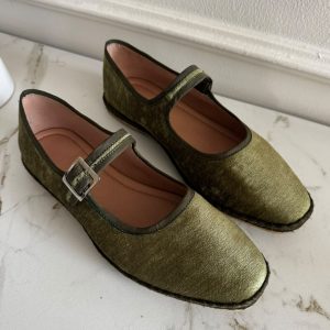 Alpargatas lona verde